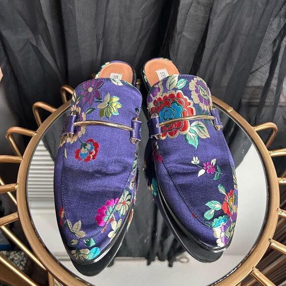 Steve Madden Laaura Printed Mules Loafers - Picture 1 of 5